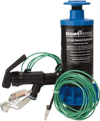 GoatThroat Pumps - 3/8" Outlet, 4 GPM, Polypropylene Hand Operated Transfer Pump - 56" OAL, For up to 55 Gal Drums, For Class I & II Flammable & Combustible Liquids - Top Tool & Supply