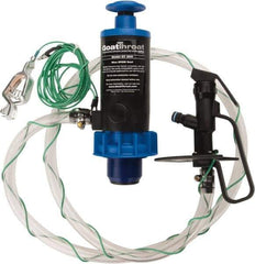 GoatThroat Pumps - 3/8" Outlet, 4 GPM, Polypropylene Hand Operated Transfer Pump - 56" OAL, For up to 55 Gal Drums, For Class I & II Flammable & Combustible Liquids - Top Tool & Supply