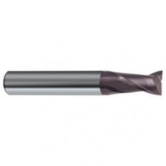 2mm Dia. x 50mm Overall Length 2-Flute Square End Solid Carbide SE End Mill-Round Shank-Center Cut-Firex - Top Tool & Supply