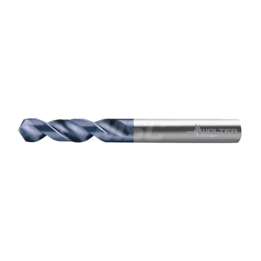 Screw Machine Length Drill Bit: 0.1614″ Dia, 118 °, Cobalt Coated, Right Hand Cut, Spiral Flute, Straight-Cylindrical Shank, Series A1154TFT