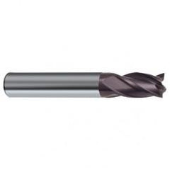 5mm Dia. x 54mm Overall Length 4-Flute Square End Solid Carbide SE End Mill-Round Shank-Center Cut-Firex - Top Tool & Supply