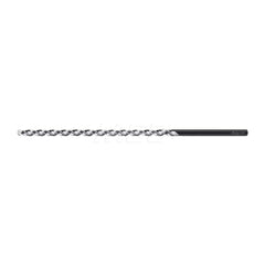 Extra Length Drill Bit: 0.3543″ Dia, 130 °, High Speed Steel Uncoated, 11.0236″ Flute Length, Parabolic Flute, Straight-Cylindrical Shank, Series A1822