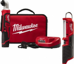 Milwaukee Tool - 12 Volt, 1/4" Drive, 50 Ft/Lb Torque, Cordless Impact Driver - 2425 RPM, 1 Lithium-Ion Battery Included - Top Tool & Supply