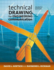 DELMAR CENGAGE Learning - Technical Drawing for Engineering Communication Publication, 7th Edition - by Goetsch/Rickman/Chalk, Delmar/Cengage Learning - Top Tool & Supply