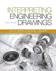 DELMAR CENGAGE Learning - Interpreting Engineering Drawings Publication, 8th Edition - by Branoff, Delmar/Cengage Learning - Top Tool & Supply