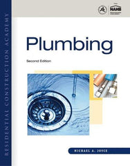 DELMAR CENGAGE Learning - Residential Construction Academy: Plumbing Publication, 2nd Edition - by Joyce, Delmar/Cengage Learning, 2011 - Top Tool & Supply