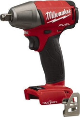 Milwaukee Tool - 1/2" Drive 18 Volt Pistol Grip Cordless Impact Wrench & Ratchet - 2,500 RPM, 0 to 3,200 BPM, 220 Ft/Lb Torque, Lithium-Ion Batteries Not Included - Top Tool & Supply