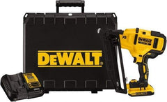 DeWALT - Cordless Cordless Brushless Finish Nailer Kit - 16 Gauge Nail Diam, 1-1/4 to 2-1/2" Long Nail, Lithium-Ion Batteries Included - Top Tool & Supply