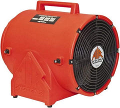 AIR Systems - 12" Inlet, Electric AC Ventilation Fan - 1 hp, 1,866 CFM (Free Air), 115 Max Voltage Rating - Top Tool & Supply