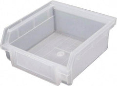 Triton - 6 Lb. Load Capacity, 4-3/8" Deep, Translucent Polyethylene Hopper Shelf Bin - 2" High x 4-3/16" Wide x 4-3/8" Long - Top Tool & Supply