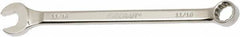 Ability One - 11/16" 12 Point Combination Wrench - 15° Offset Angle, Steel, Chrome Finish - Top Tool & Supply