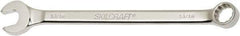 Ability One - 13/16" 12 Point Combination Wrench - 15° Offset Angle, Steel, Chrome Finish - Top Tool & Supply