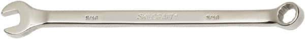 Ability One - 15/16" 12 Point Combination Wrench - 15° Offset Angle, Steel, Chrome Finish - Top Tool & Supply