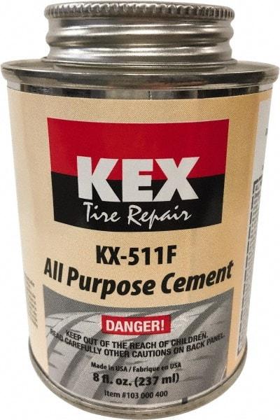 KEX Tire Repair - 8 oz. Can Cement - For Tires & Wheels - Top Tool & Supply