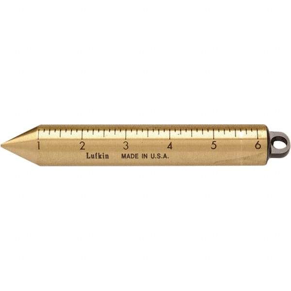 Lufkin - Plumb Bobs Weight (oz.): 20.00 Material: Brass - Top Tool & Supply