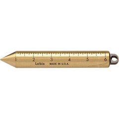 Lufkin - Plumb Bobs Weight (oz.): 20.00 Material: Brass - Top Tool & Supply