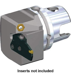 Kennametal - Beyond Evolution Blade Insert, 38mm Head Length, Modular Grooving Blade Holder Head - Left Hand Cut, System Size KM50TS, Through Coolant, Series Beyond Evolution - Top Tool & Supply