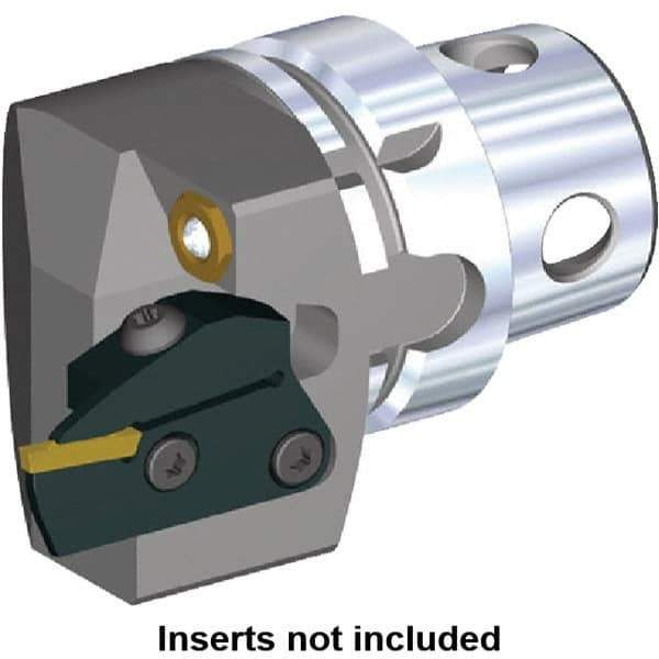 Kennametal - A3 & A4 Modular Blade Insert, 68.5mm Head Length, Modular Grooving Blade Holder Head - Right Hand Cut, System Size KM4X63, Through Coolant, Series KGMS - Top Tool & Supply