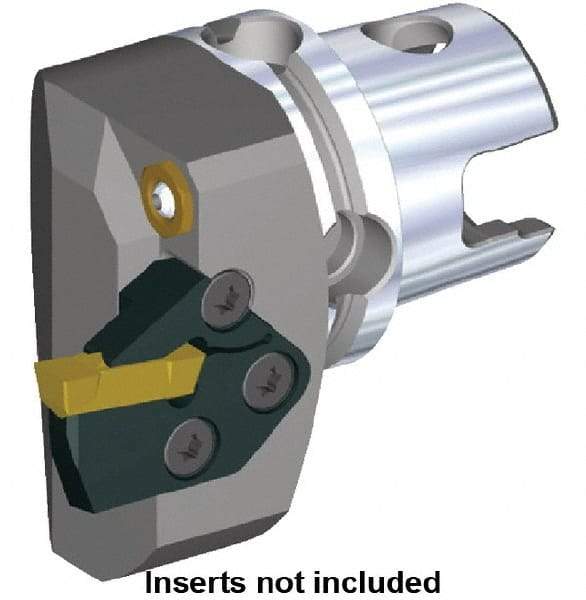 Kennametal - A3 & A4 Modular Blade Insert, 53.5mm Head Length, Modular Grooving Blade Holder Head - Left Hand Cut, System Size KM40TS, Through Coolant, Series KGMS - Top Tool & Supply