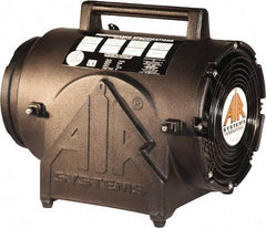 AIR Systems - 8" Inlet, Electric AC Contractor Grade Axial Fan - 0.33 hp, 823 CFM (Free Air), Explosion Proof, 220 Max Voltage Rating - Top Tool & Supply