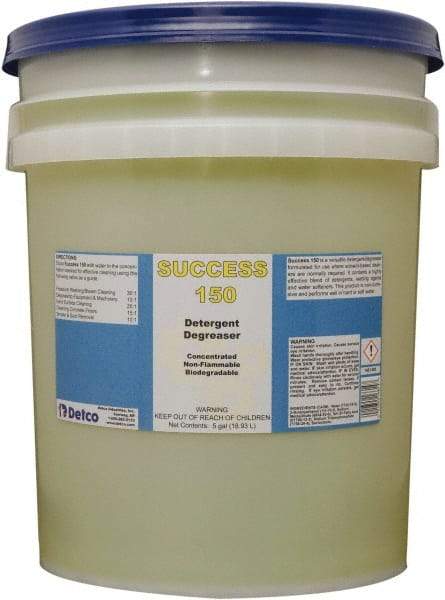 Detco - 5 Gal Bucket Cleaner/Degreaser - Liquid, Butyl-Based, Unscented - Top Tool & Supply