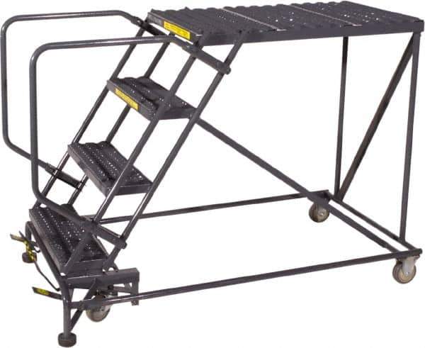 Ballymore - 30" 3 Step Single Entry Work Platform - Rolling Work Platform, 800 Lb Capacity, 30" Platform Height, 38" Base Width x 53" Base Depth, Grip Strut - Top Tool & Supply