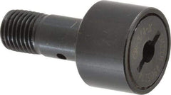 Accurate Bushing - 3/4" Roller Diam x 1/2" Width, 3/8" Stud Diam x 7/8" Length, Stud Cam Follower - Steel, 3/8" Thread Length, 3/8-24 Thread, 1-3/8" OAL, 2,140 Lb Dynamic Cap, 2,260 Lb Static Cap - Top Tool & Supply