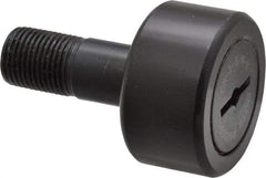 Accurate Bushing - 1-5/8" Roller Diam x 7/8" Width, 5/8" Stud Diam x 1-1/2" Length, Stud Cam Follower - Steel, 3/4" Thread Length, 5/8-18 Thread, 2-3/8" OAL, 5,560 Lb Dynamic Cap, 5,730 Lb Static Cap - Top Tool & Supply