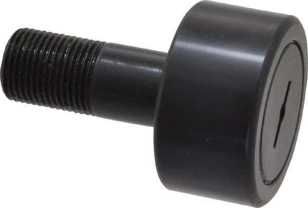 Accurate Bushing - 1-7/8" Roller Diam x 1" Width, 3/4" Stud Diam x 1-3/4" Length, Stud Cam Follower - Steel, 7/8" Thread Length, 3/4-16 Thread, 2-3/4" OAL, 7,870 Lb Dynamic Cap, 7,950 Lb Static Cap - Top Tool & Supply