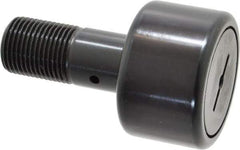 Accurate Bushing - 2" Roller Diam x 1-1/4" Width, 7/8" Stud Diam x 2" Length, Stud Cam Follower - Steel, 1" Thread Length, 7/8-14 Thread, 3-1/4" OAL, 10,370 Lb Dynamic Cap, 10,700 Lb Static Cap - Top Tool & Supply