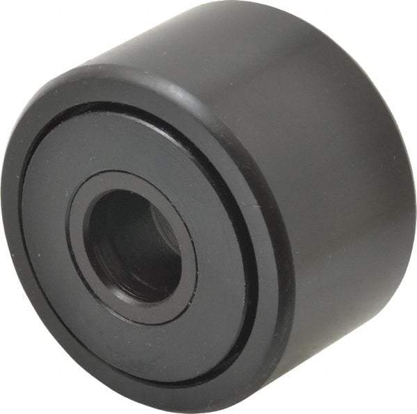 Accurate Bushing - 5/8" Bore, 2" Roller Diam x 1-1/4" Roller Width, Steel Yoke Cam Follower - 10,370 Lb Dynamic Load Capacity, 1-5/16" Overall Width - Top Tool & Supply