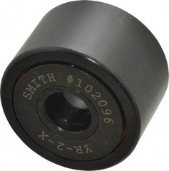 Accurate Bushing - 5/8" Bore, 2" Roller Diam x 1-1/4" Roller Width, Steel Yoke Cam Follower - 10,370 Lb Dynamic Load Capacity, 1-5/16" Overall Width - Top Tool & Supply