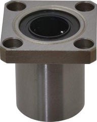 Value Collection - 5/8" ID, Square Flanged Single Linear Bearing - 1-1/8" OD - Top Tool & Supply