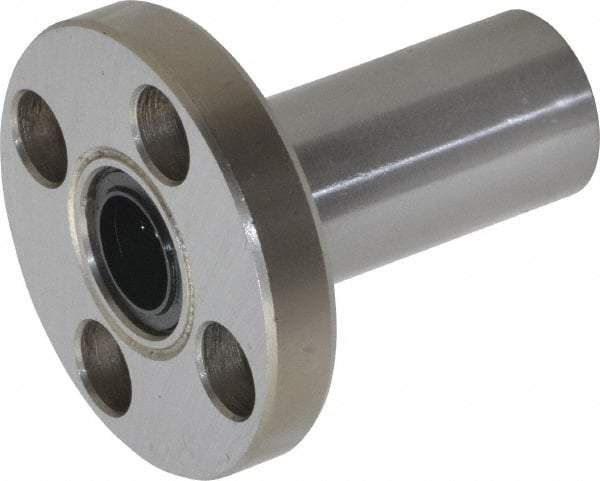 Value Collection - 3/8" ID, Round Flanged Double Linear Bearing - 5/8" OD - Top Tool & Supply