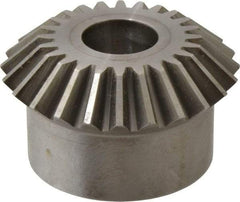 Boston Gear - 8 Pitch, 3" Pitch Diam, 24 Tooth Miter Gear - 0.68" Face Width, 1" Bore Diam, 2-1/2" Hub Diam, 20° Pressure Angle, Steel - Top Tool & Supply