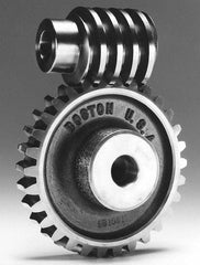 Boston Gear - 12 Pitch, 5" Pitch Diam, 60 Tooth Worm Gear - 5/8" Bore Diam, 14.5° Pressure Angle, Cast Iron - Top Tool & Supply