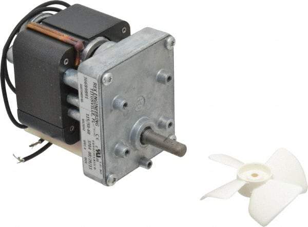 Made in USA - 115 Volt, 100 RPM, 34:1 Gear Ratio, CM Gearmotor - 10 Torque - Top Tool & Supply