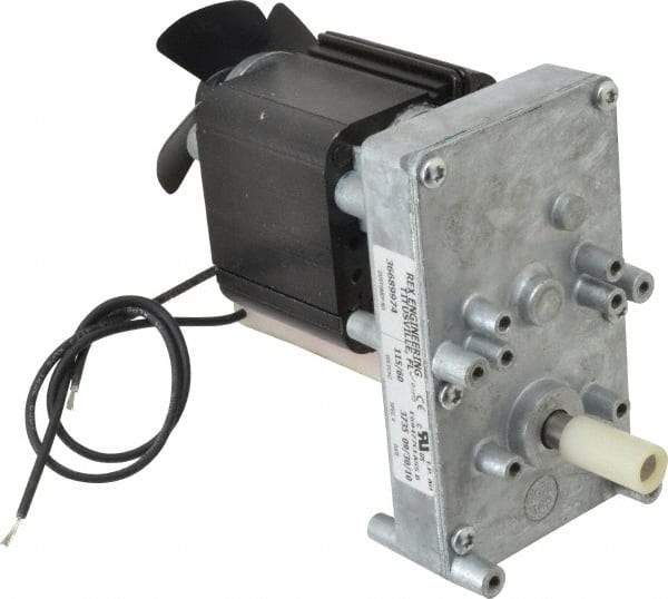 Made in USA - 115 Volt, 5 RPM, 680:1 Gear Ratio, ESP Gearmotor - 250 Torque - Top Tool & Supply