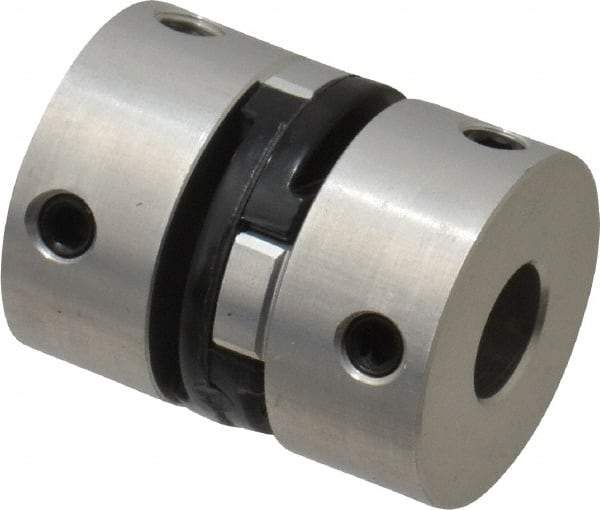 Value Collection - Flexible Oldham Coupling - 1" OD, 1.28" OAL, Delrin - Top Tool & Supply