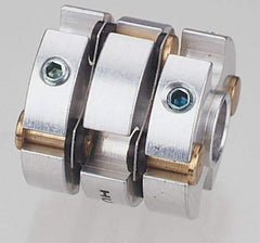 Value Collection - Flexible Membrane Coupling - 3/4" OD, 1.07" OAL, Stainless Steel - Top Tool & Supply