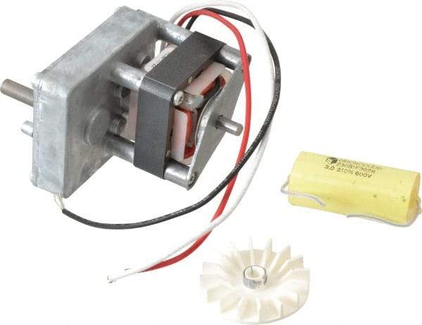 Made in USA - 115 Volt, 5 RPM, CM Reversible Gearmotor - 50 Torque - Top Tool & Supply