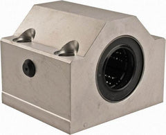 Thomson Industries - 25mm Inside Diam, 6,700 Lbs. Dynamic Capacity, Closed Single Pillow Block Linear Bearing - 60mm Overall Height x 78mm Overall Width, 40mm Btw Mount Hole Centers - Top Tool & Supply