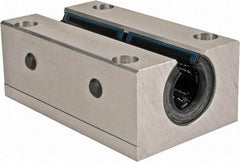 Thomson Industries - 25mm Inside Diam, 13,400 Lbs. Dynamic Capacity, Open Twin Pillow Block Linear Bearing - 51mm Overall Height x 78" Overall Width, 94mm Btw Mount Hole Centers - Top Tool & Supply