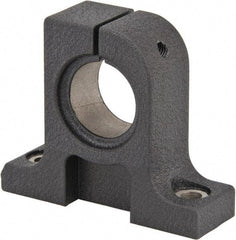 Thomson Industries - 20mm Diam, Malleable Iron Alloy Shaft Support - Plain Shafting - Top Tool & Supply