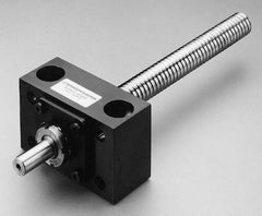 Thomson Industries - 3-1/2" Long, 2-3/4" High, Ballscrew End Block - 3/4" Lead Width, 1-1/2" Flange OD - Top Tool & Supply