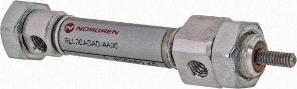 Norgren - 1/2" Stroke x 5/16" Bore Double Acting Air Cylinder - 10-32 Port, 5-40 Rod Thread - Top Tool & Supply