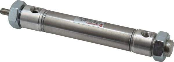 Norgren - 3" Stroke x 3/4" Bore Double Acting Air Cylinder - 1/8 Port, 1/4-28 Rod Thread - Top Tool & Supply