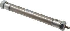 Norgren - 4" Stroke x 3/4" Bore Double Acting Air Cylinder - 1/8 Port, 1/4-28 Rod Thread - Top Tool & Supply