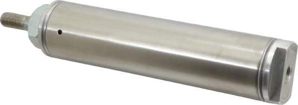 Norgren - 3" Stroke x 1-1/2" Bore Single Acting Air Cylinder - 1/8 Port, 7/16-20 Rod Thread - Top Tool & Supply