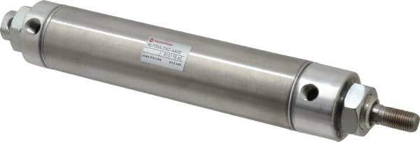 Norgren - 5" Stroke x 1-1/2" Bore Double Acting Air Cylinder - 1/8 Port, 7/16-20 Rod Thread - Top Tool & Supply